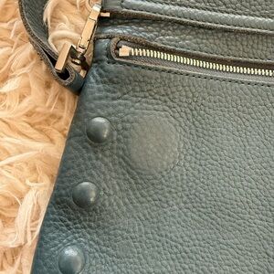 Hammitt VIP Elegant teal Leather Crossbody Bag